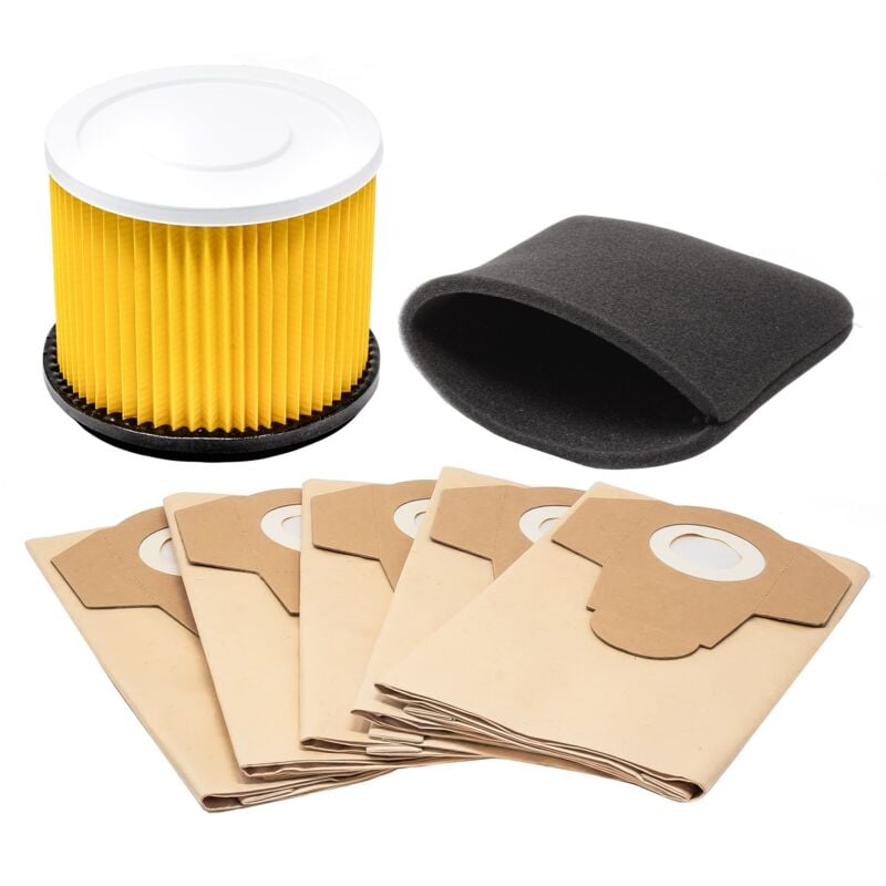 Kit filtre pour aspirateur adapté à l'aspirateur eau et poussière AquaVac Boxter Excell