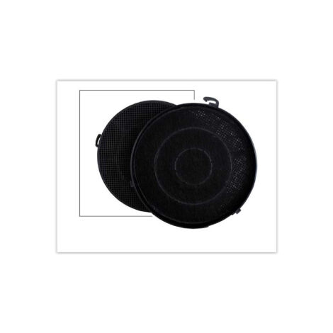 Lot de 2 filtres charbon ronds (Type 6) 170 mm (103050091) Hotte AIRLUX, FALMEC