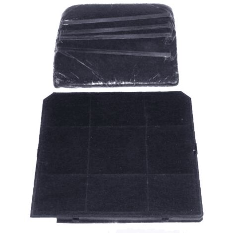 Kit filtres charbon AFC90  270X225 mm et 240X215 mm (AS6019428) Hotte BRANDT, DE DIETRICH, FAGOR, SAUTER, THOMSON