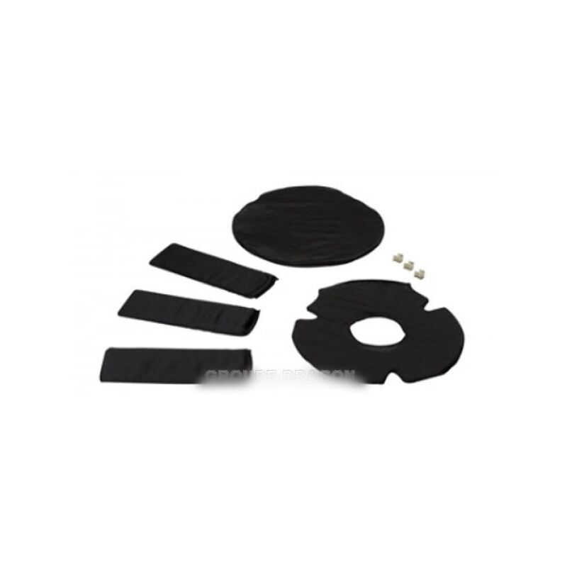 Whirlpool - Lot de 4 Filtres à charbons pour Hotte 481249028008