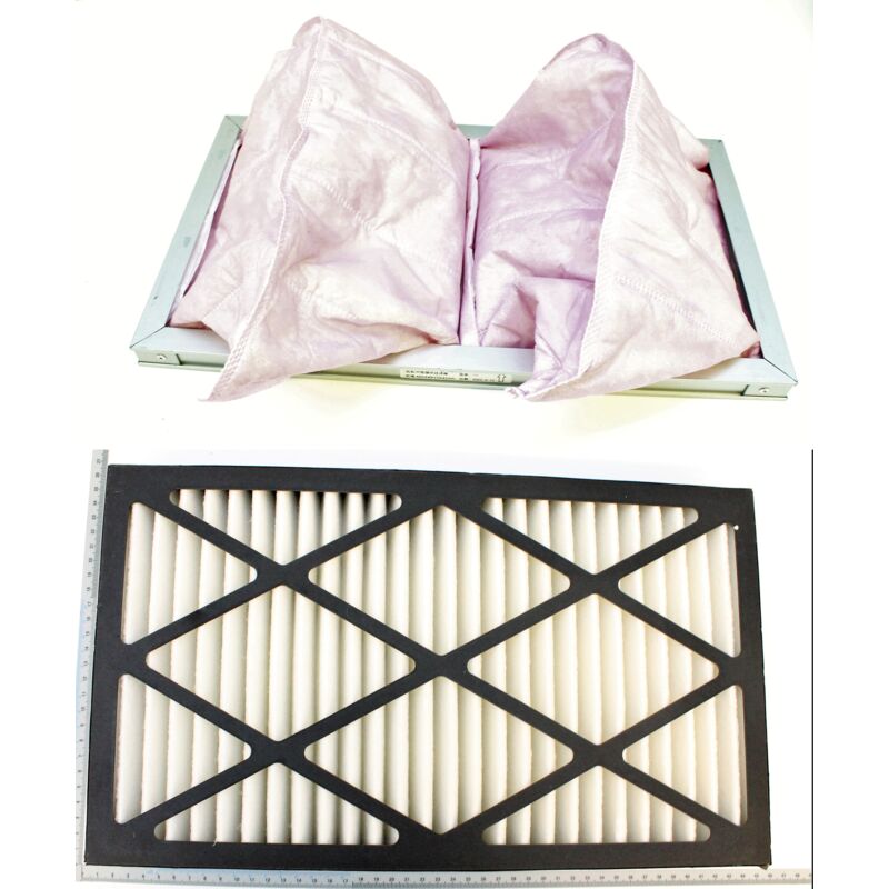 Scheppach Lot de filtres original - Partie intérieure et extérieure - Pour filtration d'atelier HDA-14 - filtre de rechange - filtre atelier