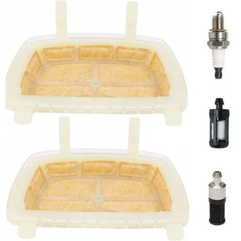 Kit filtro aria per motosega STIHL MS171 MS181 MS211 MS 171C MS181C MS211C. Sostituisce i codici 1139 120 1602, comprensivo di candela, filtro carburante e filtro olio.