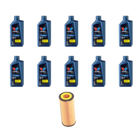 Kit filtro olio e 10L compatibile con Mercedes Sprinter Classic (909) 313 CDI 100kw Dal 2016