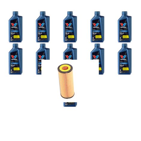 Kit filtro olio e 11L compatibile con Mercedes Sprinter II (906) 211 CDI 80kw Dal 2006 al 2009