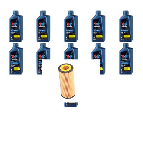 Kit filtro olio e 11L compatibile con Mercedes Sprinter II (906) 309 CDI 65kw Dal 2006 al 2009