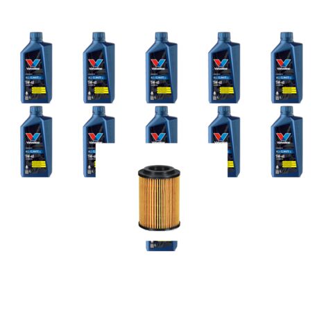 Kit filtro olio e 11L compatibile con Mercedes Sprinter II (906) 310 CDI 70kw Dal 2009 al 2016