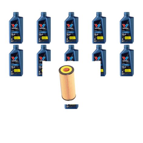 Kit filtro olio e 11L compatibile con Mercedes Sprinter II (906) 311 CDI 80kw Dal 2006 al 2009