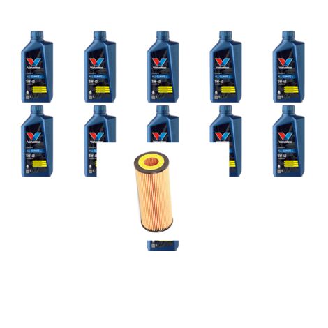Kit filtro olio e 11L compatibile con Mercedes Sprinter II (906) 415 CDI 110kw Dal 2006 al 2009