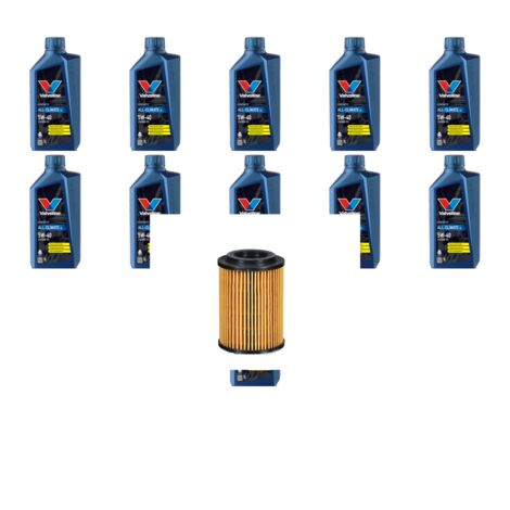Kit filtro olio e 11L compatibile con Mercedes Sprinter II (906) 416 CDI 120kw Dal 2009