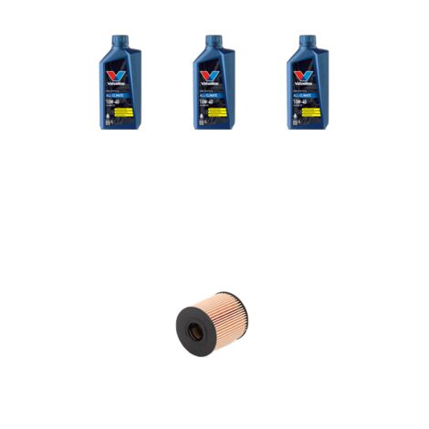 Kit filtro olio e 3L compatibile con Citroen C2 1.4 16v 65kw dal 2006