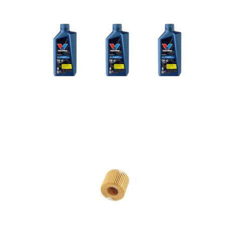 Kit filtro olio e 3L compatibile con Daihatsu Materia 1.3 16v 67kw dal 2007