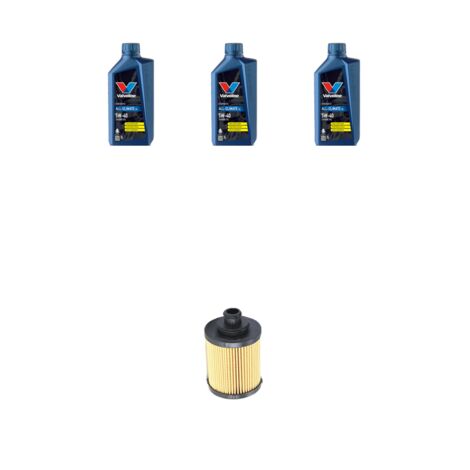 Kit filtro olio e 3L compatibile con Fiat Doblo 1.3 JTd Multijet 16v 55kw dal 2005
