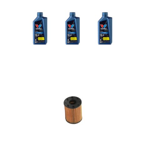 Kit filtro olio e 3L compatibile con Fiat Grande Punto 1.4 turbo T-JET 88kw dal 2007