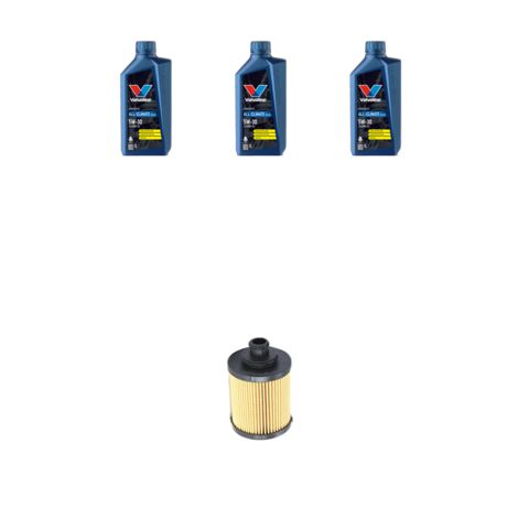 Kit filtro olio e 3L compatibile con Fiat Idea 1.3 JTD 51kw dal 2004