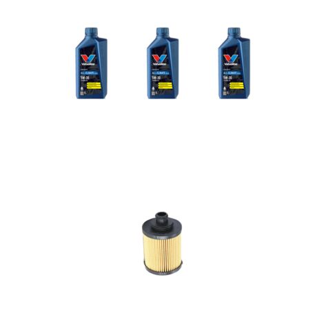Kit filtro olio e 3L compatibile con Fiat Idea 1.3 JTD 66kw dal 2005