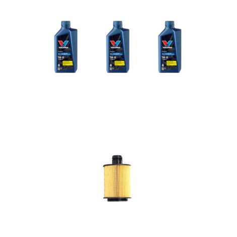 Kit filtro olio e 3L compatibile con Fiat Idea 1.3 MJTD 16v 70kw dal 2009