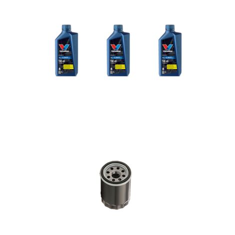 Kit filtro olio e 3L compatibile con Fiat Panda II 1.2 51kw dal 2010
