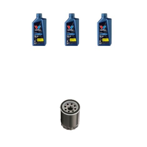 Kit filtro olio e 3L compatibile con Hyundai ATOS 1.1 LPG 46kw dal 2000