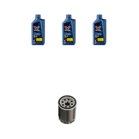 Kit filtro olio e 3L compatibile con Lancia Ypsilon 1.4 57kw dal 2006 al 2011