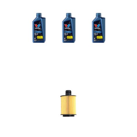 Kit filtro olio e 3L compatibile con Lancia Ypsilon II (312) 1.3 Multijet 70kw dal Dal 2011