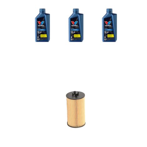 Kit filtro olio e 3L compatibile con Opel Corsa C 1.0 12V 44kw Dal 2003