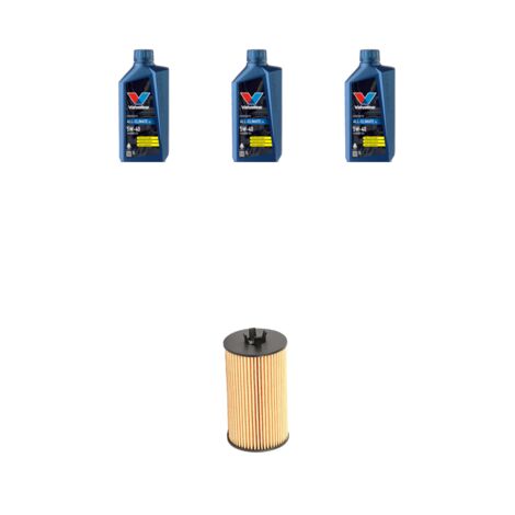 Kit filtro olio e 3L compatibile con Opel Corsa D 1.0 12V 44kw Dal 2006 al 2009