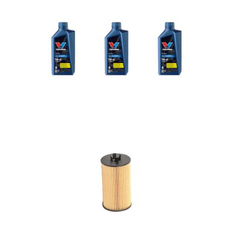 Kit filtro olio e 3L compatibile con Opel Corsa D 1.0 48kw Dal 2011
