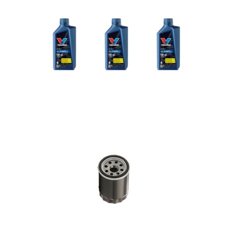 Kit filtro olio e 3L compatibile con Peugeot 206 1.1 44kw dal 1998