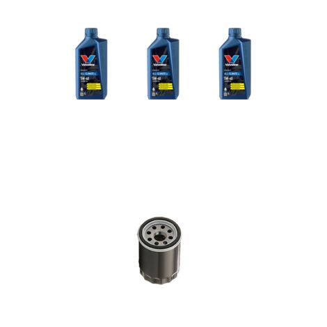 Kit filtro olio e 3L compatibile con Peugeot 206 1.6 65kw dal 1998