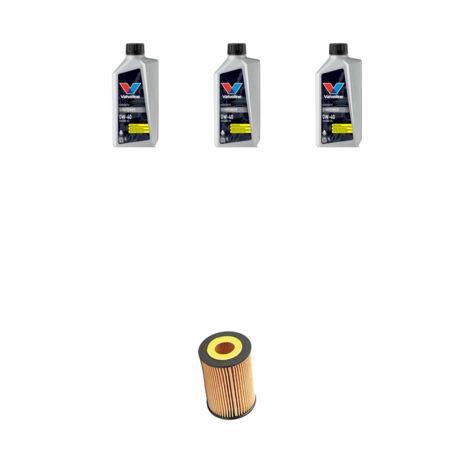 Kit filtro olio e 3L compatibile con Smart City-Coupe /Cabrio /ForTwo (450) 600 33kw Dal 1997 al 2007