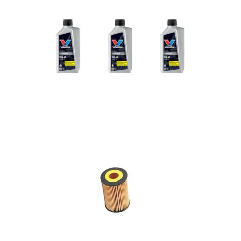 Kit filtro olio e 3L compatibile con Smart City-Coupe /Cabrio /ForTwo (450) 600 52kw Dal 2002 al 2007
