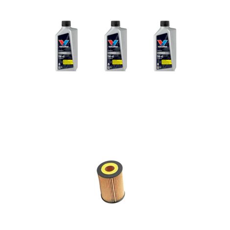 Kit filtro olio e 3L compatibile con Smart City-Coupe /Cabrio /ForTwo (450) 700 40kw Dal 2004 al 2007