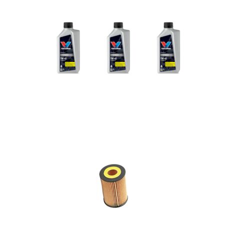 Kit filtro olio e 3L compatibile con Smart City-Coupe /Cabrio /ForTwo (450) 700 55kw Dal 2003 al 2007