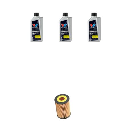 Kit filtro olio e 3L compatibile con Smart Roadster (452) 700 60kw Dal 2003 Al 2005