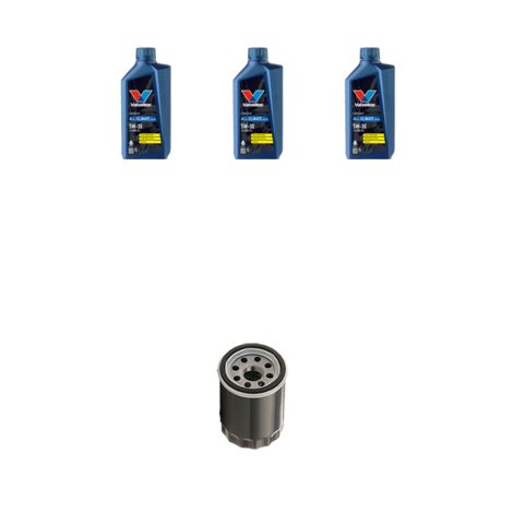 Kit filtro olio e 3L compatibile con Suzuki Swift IV 1.2 Dual-jet 66kw dal 2014