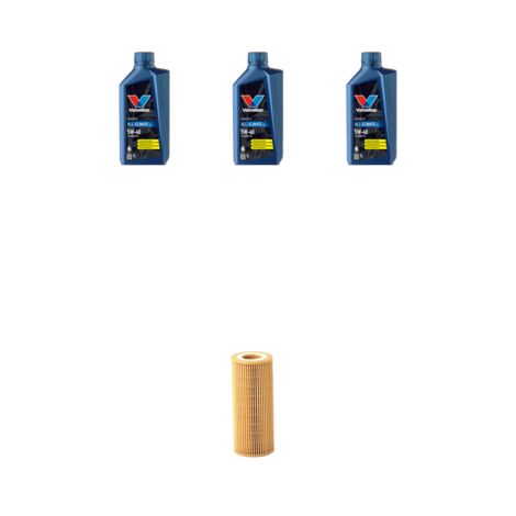 Kit filtro olio e 3L compatibile con Vw Fox (5Z1) 1.2 40kw Dal 2005