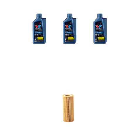 Kit filtro olio e 3L compatibile con Vw POLO IV (9N) 1.2 12v 51kw Dal 2007 al 2009