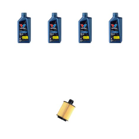 Kit filtro olio e 4L compatibile con Alfa Romeo Mito (955) 1,3 jtdm 70kw dal 2009