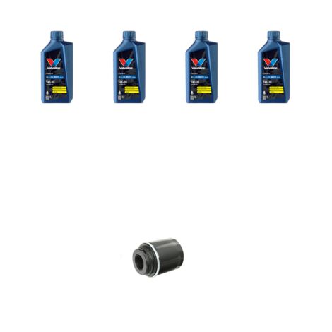 Kit filtro olio e 4L compatibile con Audi A1 (8X1,8XK) 1.2 Tfsi 63kw dal 2010