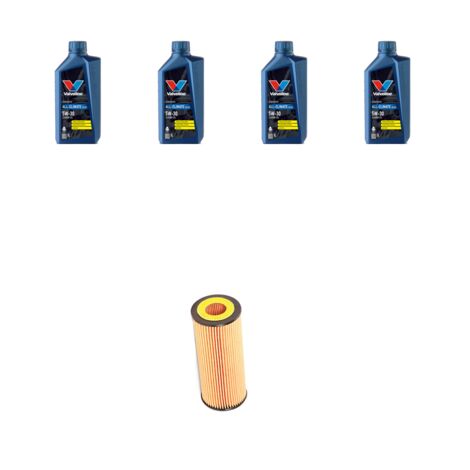Kit filtro olio e 4L compatibile con Audi A6 (C5) 1.9 tdi 85kw dal 2000