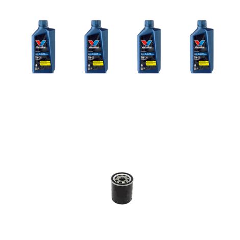 Kit filtro olio e 4L compatibile con Chevrolet Aveo 1.2 LPG 53kw dal 2005 al 2008