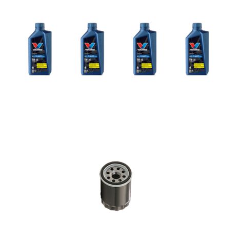 Kit filtro olio e 4L compatibile con Chevrolet Evanda 2.0i 16V 96 kw dal 2002