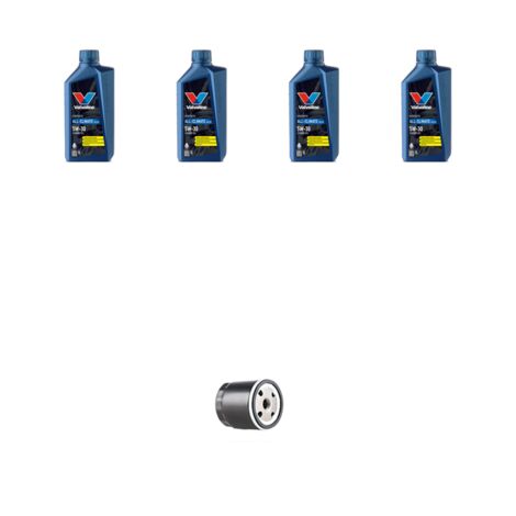 Kit filtro olio e 4L compatibile con Chevrolet Kalos 1.4 16v 69kw dal 2003 al 2004