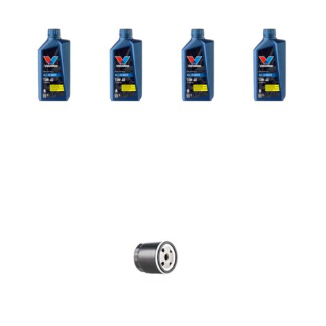 Kit filtro olio e 4L compatibile con Chevrolet Lanos 1.5 63KW dal 97 al 99