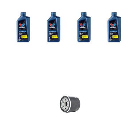 Kit filtro olio e 4L compatibile con Chevrolet Spark 1.0 46kw dal 2005