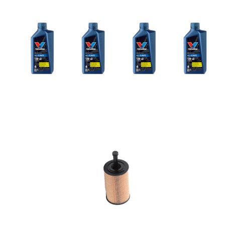 Kit filtro olio e 4L compatibile con Citroen C3 1.1 44kw dal 2001 al 2009