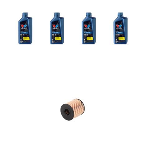 Kit filtro olio e 4L compatibile con Citroen C3 II 1.4 vti 70kw dal 2009