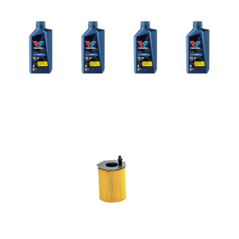 Kit filtro olio e 4L compatibile con Citroen C3 Picasso 1.6 Hdi 80kw dal 2009