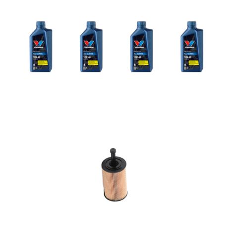 Kit filtro olio e 4L compatibile con Citroen C3 Pluriel 1.6 16v 80kw dal 2003