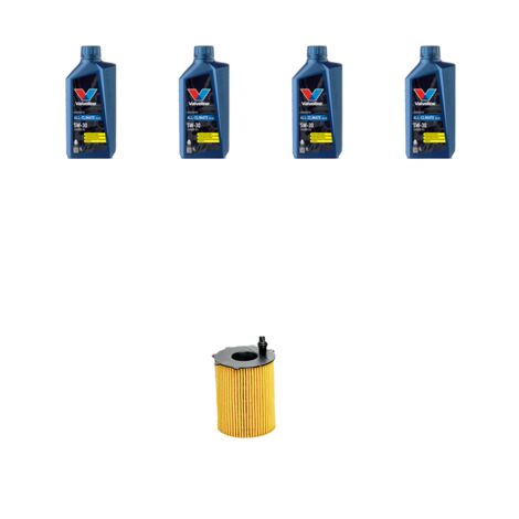 Kit filtro olio e 4L compatibile con Citroen C4 Cactus 1.6 Hdi 68kw dal 2014